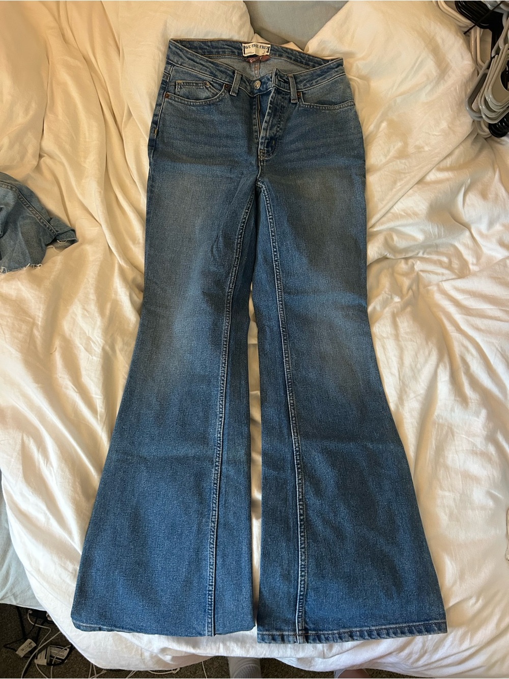 Free People Blue Bootcut Jeans